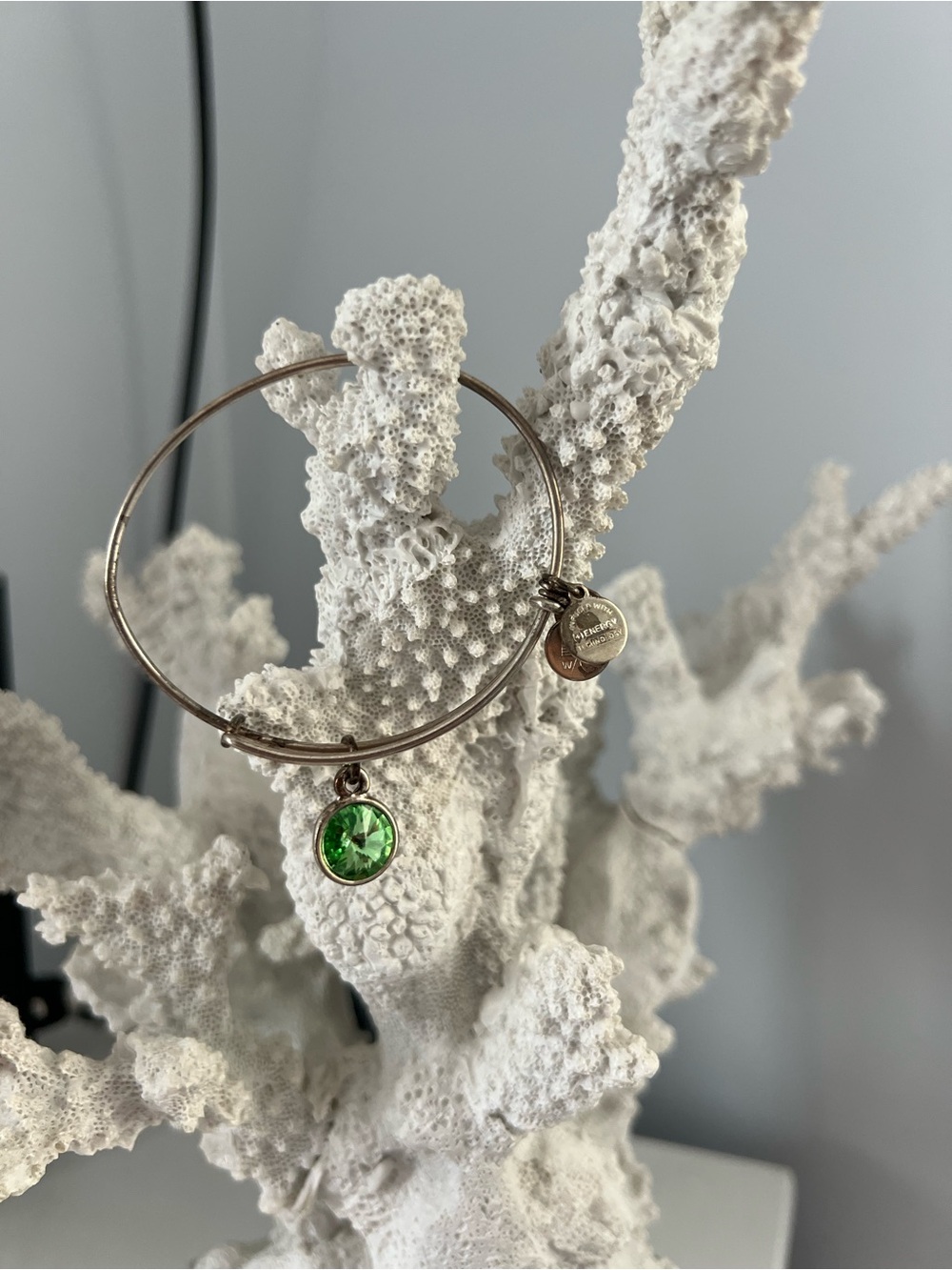 Alex and Ani August birthstone bracelet